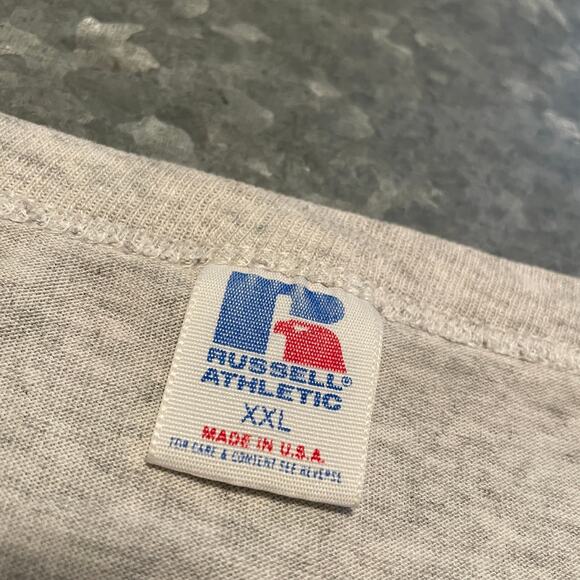 Vintage University of Alabama BAMA Russell Athletic 90s Tee Shirt Mens XXL USA - Picture 8 of 14